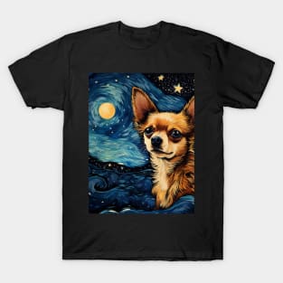 Chihuahua Puppy Night T-Shirt